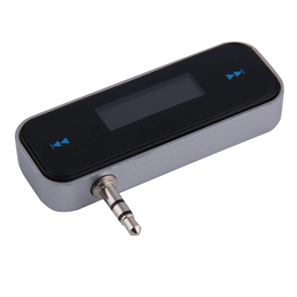 Mini Radio inalámbrica para coche, transmisor FM de Audio y música, modulador manos libres, transmisor FM con Cable, pantalla LCD, Kit de coche,