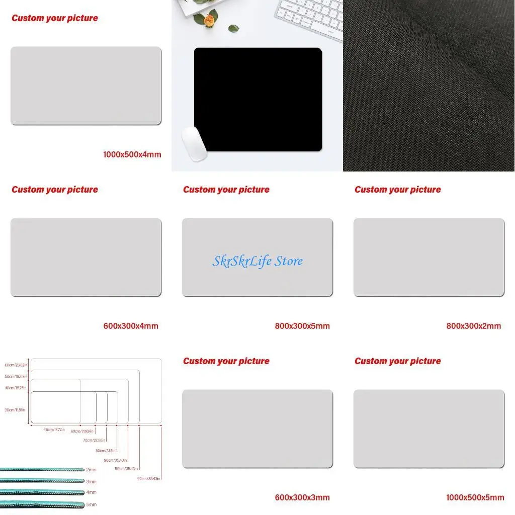 

E65E Customizable Mousepad Large Desktop Mouse Pad for Students, Office Staff, and Gaming Enthusiasts