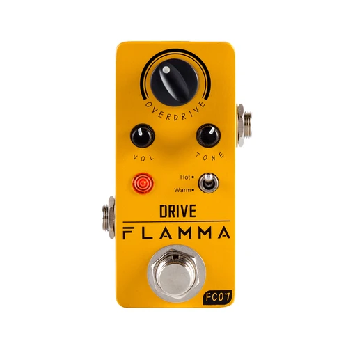 Imagen 2 del producto FLAMMA FC07 Pedal Overdrive guitarra eléctrica Pedal de efectos Overdrive modos cálidos True Bypass con fuente de alimentación