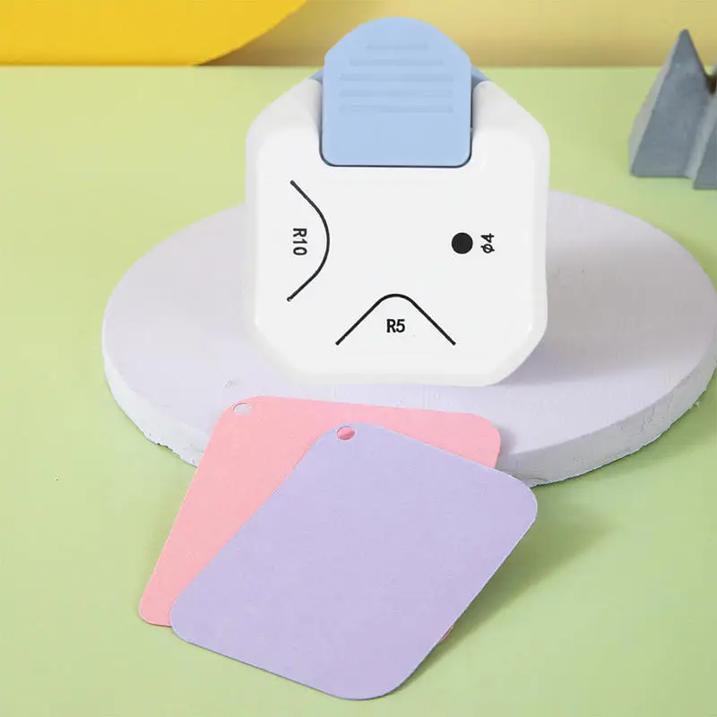 

Дырокол для тегов 3 в 1, резак для угловых этикеток, дырокол для бумажных этикеток для скрапбукинга, карты для DIY, бумажные карты, фотопланировщик, режущие принадлежности