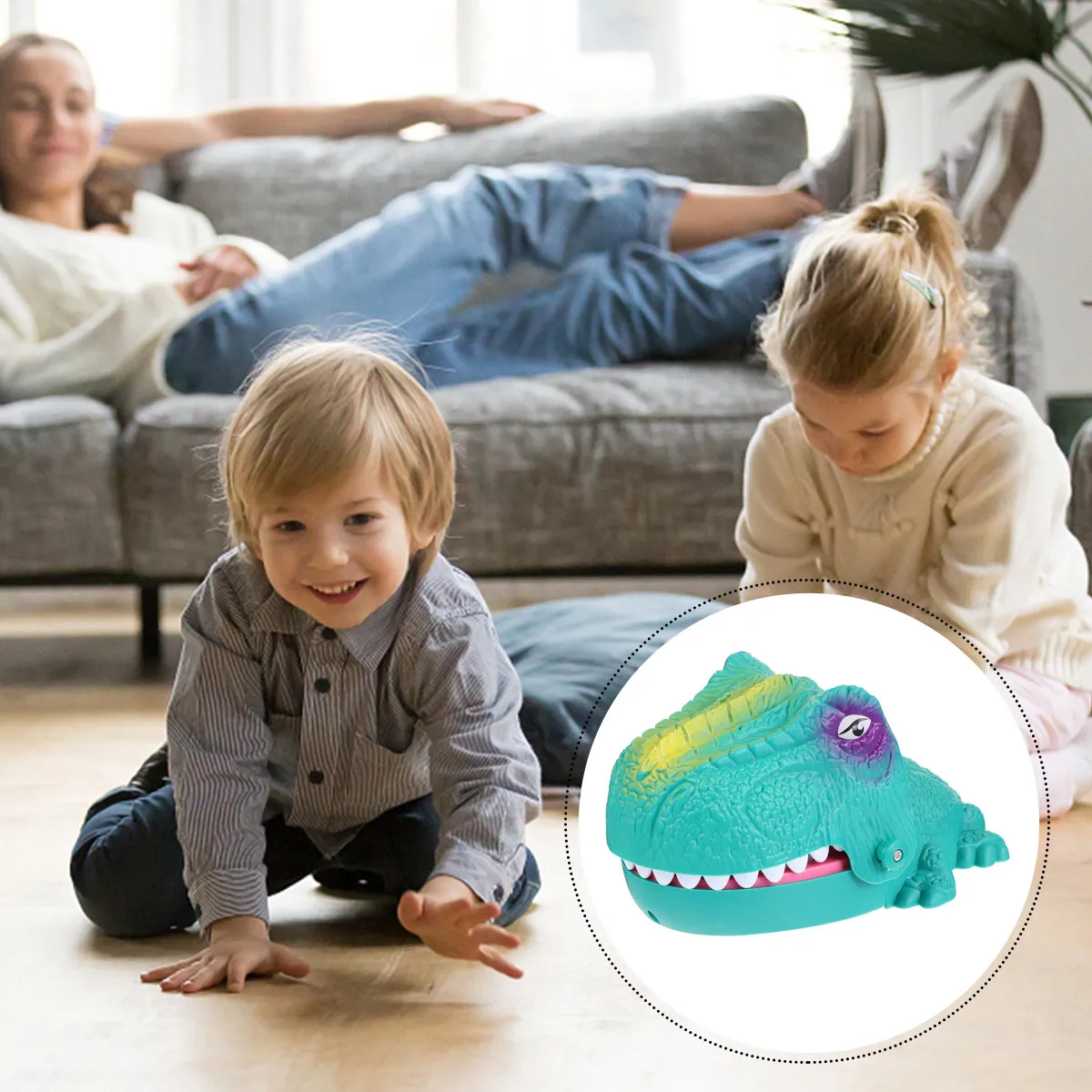 

Finger Biting Game Fun Interactive Game for Kids Children Funny Biting Dinosaur Mouth Reflex