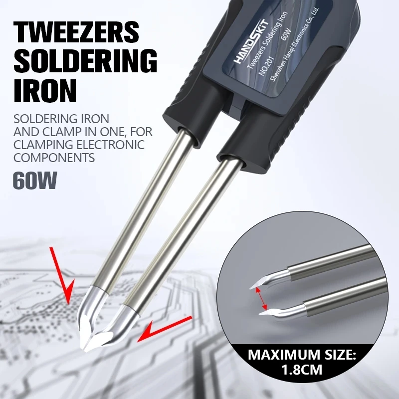 T12 Tweezers Handle Special Soldering Tip For HANDSKIT T12 Soldering Station