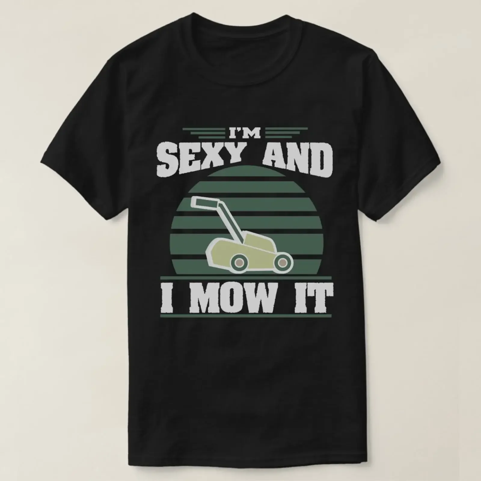 Sexy And I Mow It Funny Riding Mower Mowing T Shirt vintage Washed Versatile homme designer clothes fashion Unisex Stylish