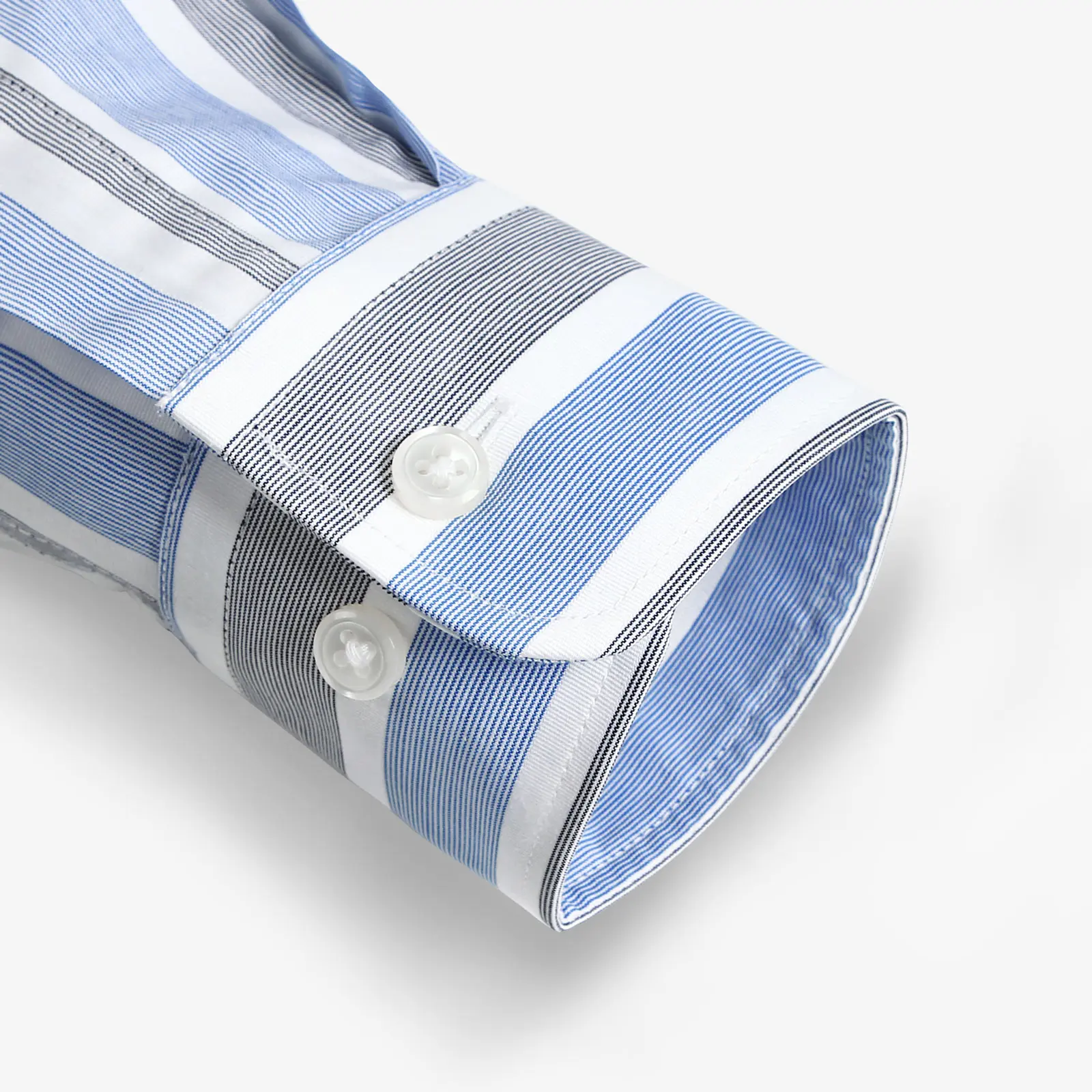 Smart Five Muti Color Striped Casual Shirts Mens 100% Cotton Clothing Long Sleeve Business Office Shirt Male Top Chemise Homme