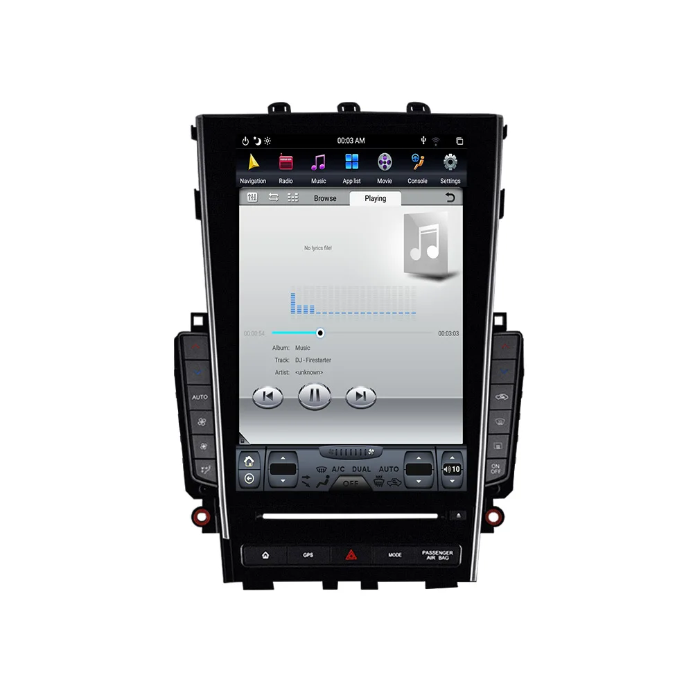 

12.1“ Vertical Touch Screen Android 13 Car Multimedia Player GPS Navi For Infiniti Q50 Q50L 2015 - 2018 WIFI CarPlay Stereo DSP