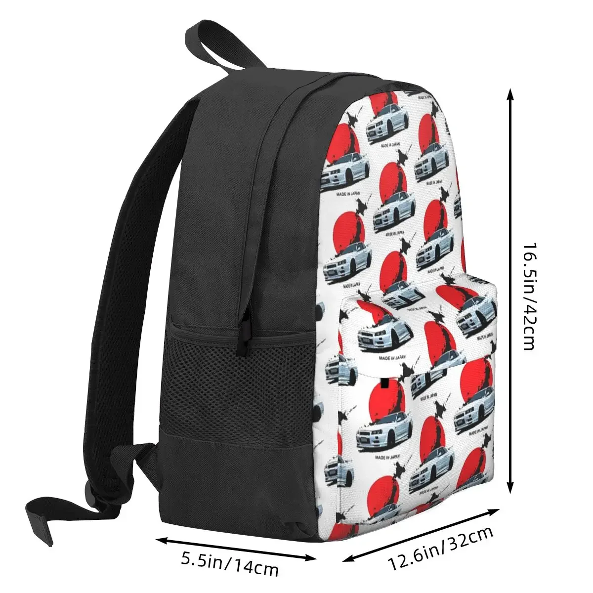 Skyline R34 GTR japonia plecaki chłopcy dziewczęta Bookbag studenci torby szkolne Cartoon dzieci plecak podróżny torba na ramię o dużej pojemności