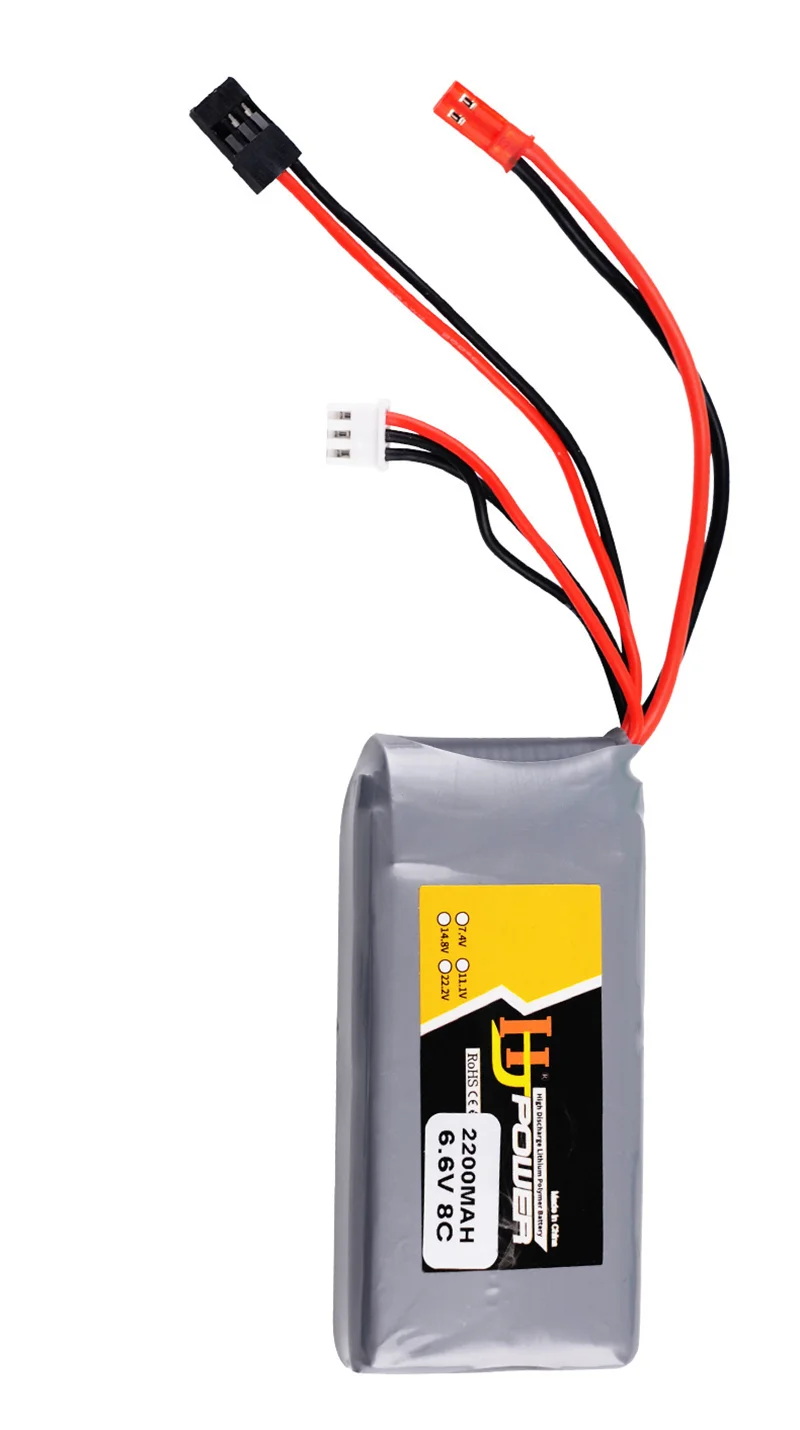 6.6V 2200MAH Lipo Battery For Futaba 14SG 18SZ 16SZ T8J Transmitter Helicopter Li-Fe Remote Controller Rechargeable 6.6V Battery