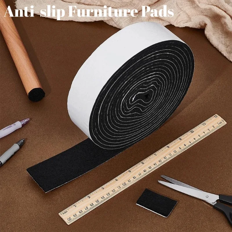 

DIY Anti-slip Furniture Pads Versatile Self-Adhesive Wear-Resistant Strap Can Be Freely Cut Mute Mats For Furniture Appliances