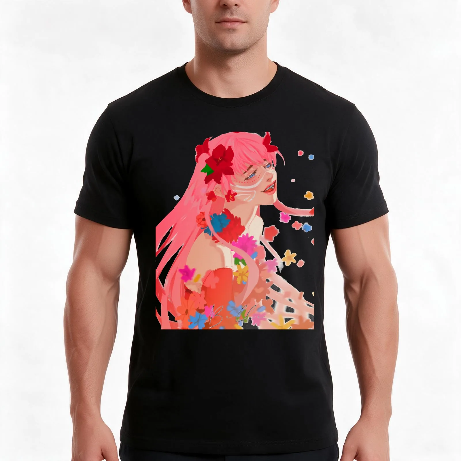 Belle Anime Mamoru Hosoda T-Shirt Summer Casual Cotton Tee Oversized Streetwear Tops Vintage Graphic Print Unisex Men Women