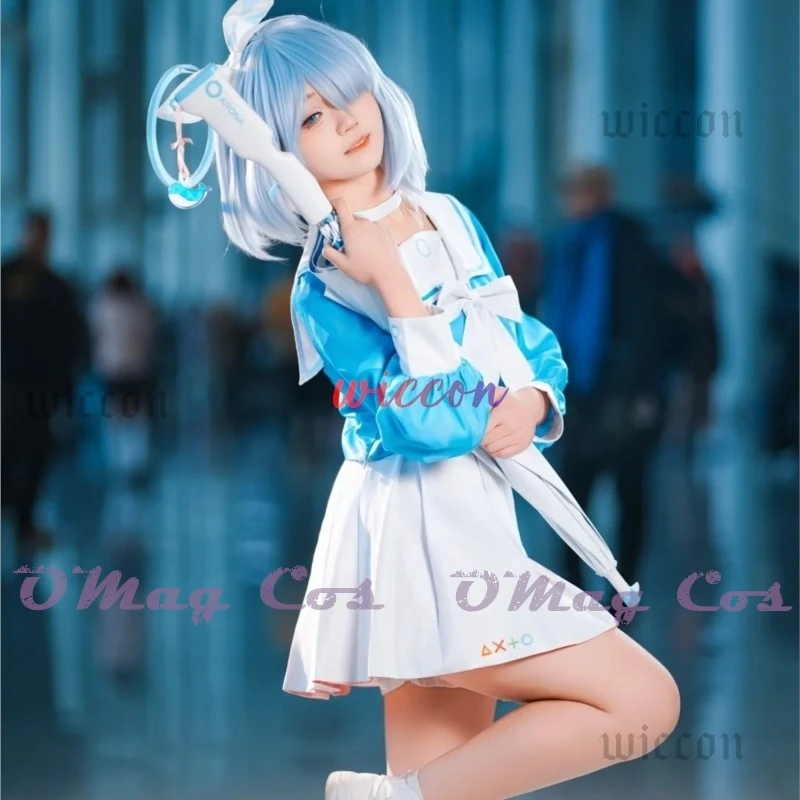 

Arona JK Sailor Uniform Set Matching Wig Classic School Costume For Womens Halloween Cosplay Party
