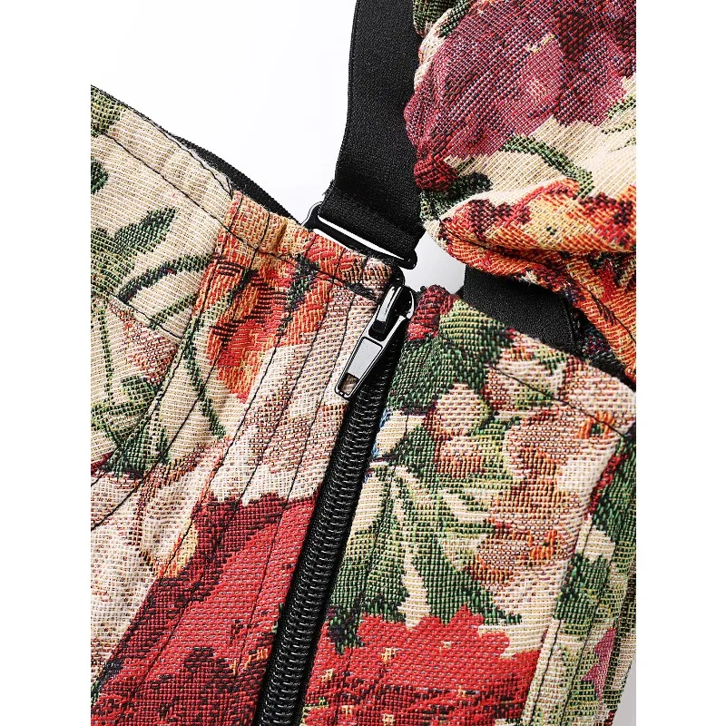 مشد نسائي عتيق على شكل هيكل السمكة بتصميم كلاسيكي مع أكمام قابلة للفصل لتنحيف الخصر #5