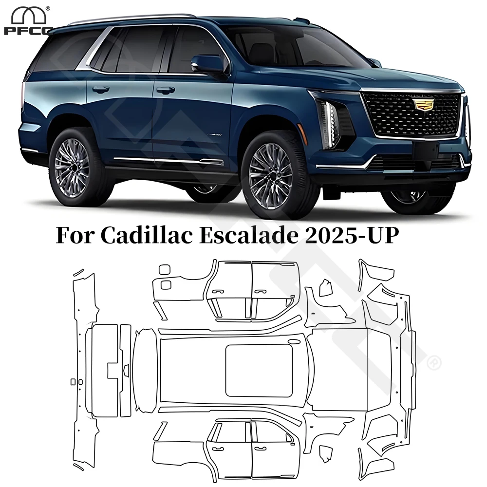 For Cadillac Escalade 2025-UP Pre-cut PPF TPU Car Paint Protection Film Anti-scratch Clear Bra Resistant Cover Car Accessories