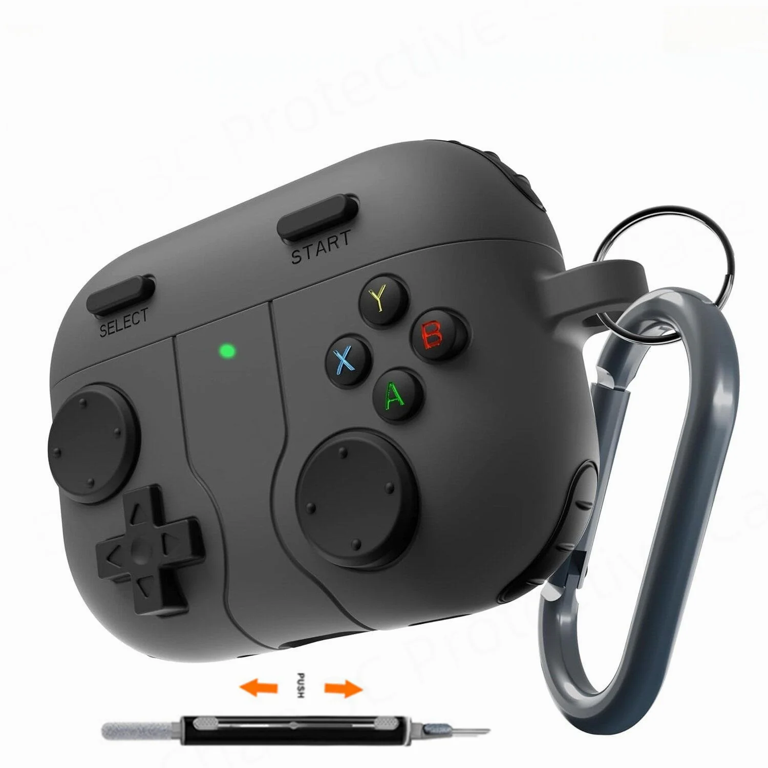 Soft Case For AirPods Pro 3 Headphone Soft Silicone Skins Game Console Design Shockproof Cases For AirPods 4 &Pro 3rd Gen Capa