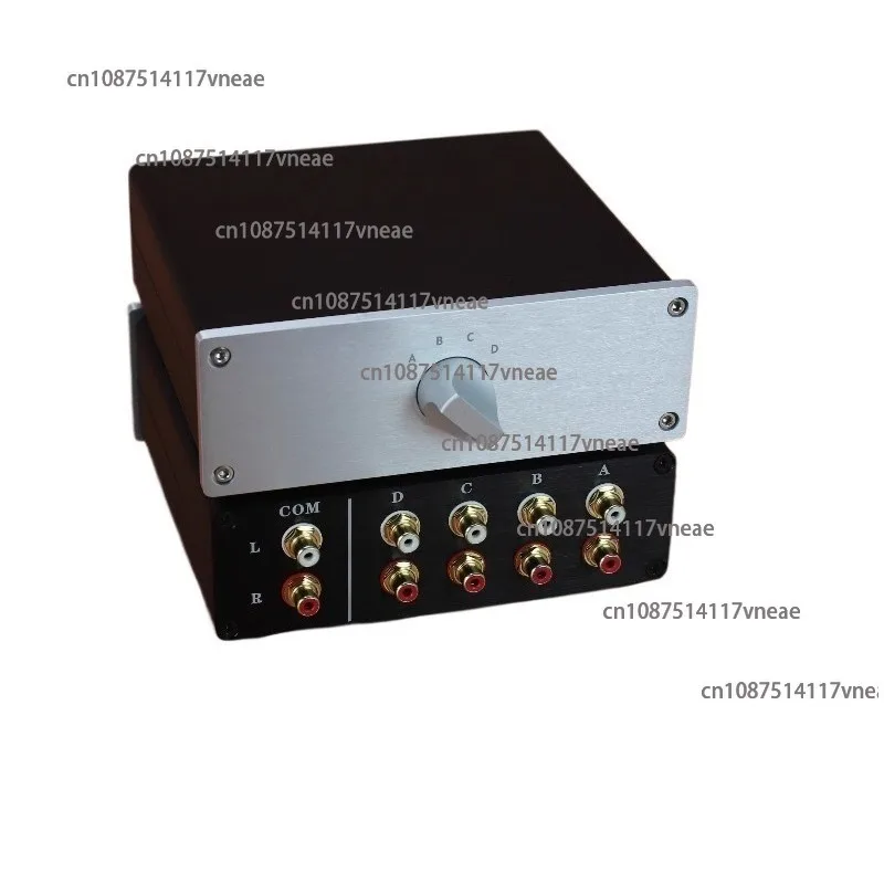 HIFI Dual Channel Audio Signal Switcher RCA High-end Audio Divider Power Amplifier