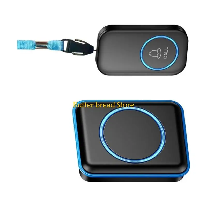 W89C كبار السن مقدمي خدمات الإنذار Pager Wireless Call Button 5 Gear Sound قابل للتعديل