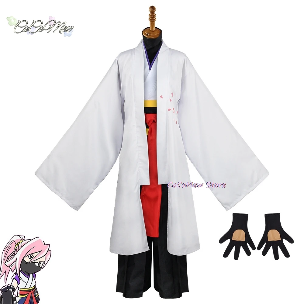 SK8 the Infinity Cherry Blossom Cosplay Costume Outfit Kimono Halloween Carnival Suit shoes wig face mask full set