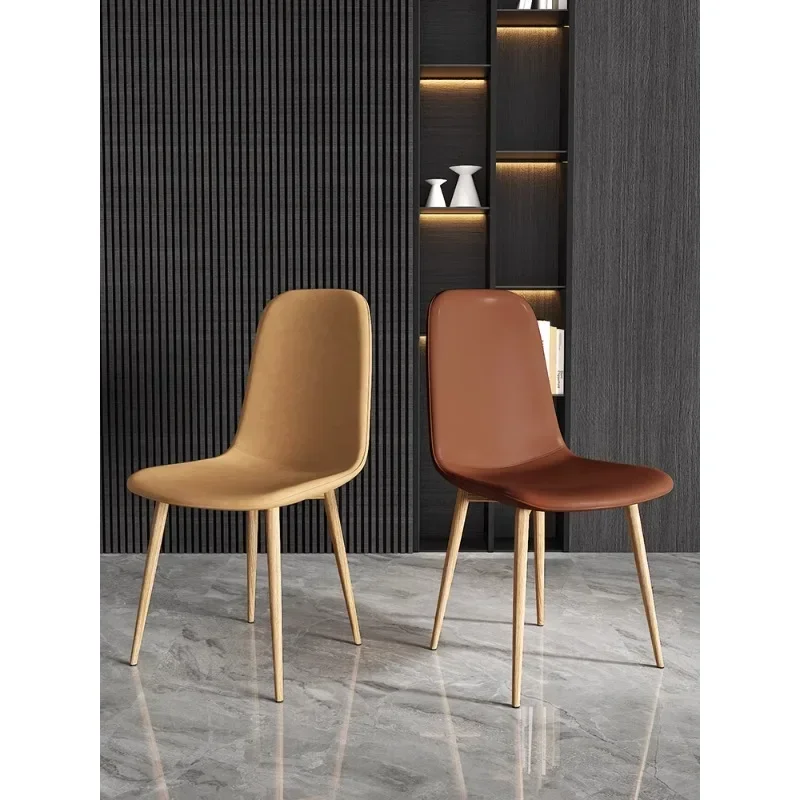 Nordic dining chair light luxury modern simple home dining table chair backrest milk tea shop coffee western restaurant hotel