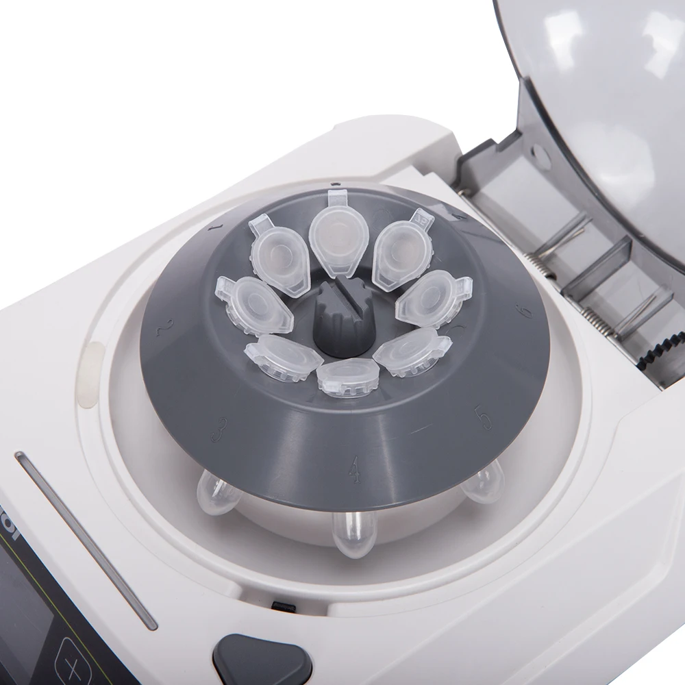 Minicentrífuga de Pantalla Táctil de Alta Calidad, Centrífuga Portátil para Microtubos, Separador de Escritorio de Bajo Ruido para Laboratorio Biológico