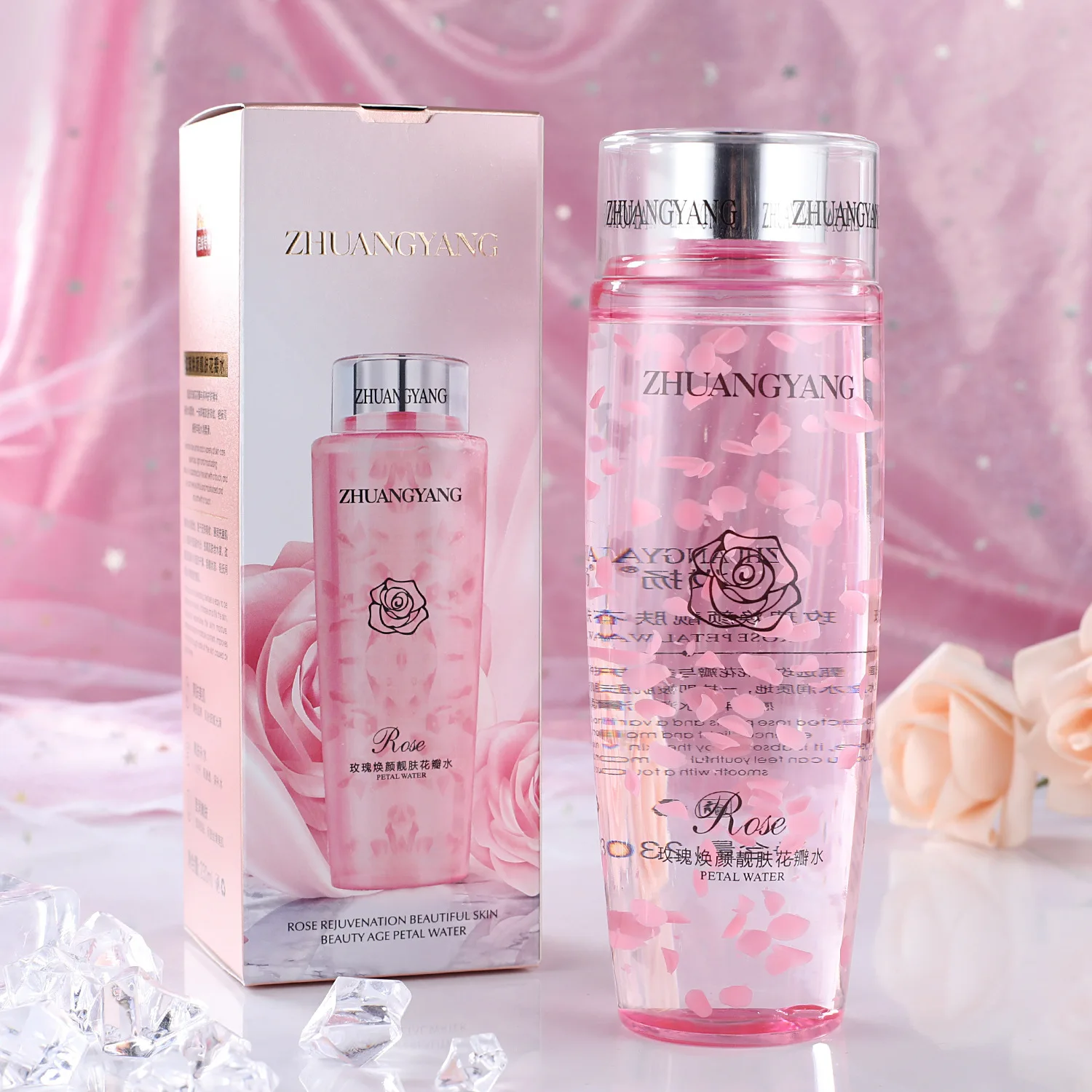 

Rose Rejuvenating Petal Hydrosol Moisturizing Repair Serum Skin Rejuvenation Hydrating Moisturizing Toning 230ml Lotion