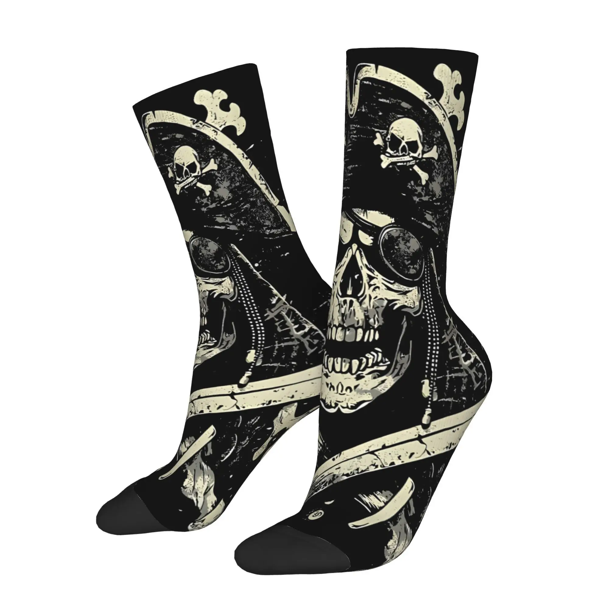

Pirate Socks Male Mens Women Autumn Stockings Polyester