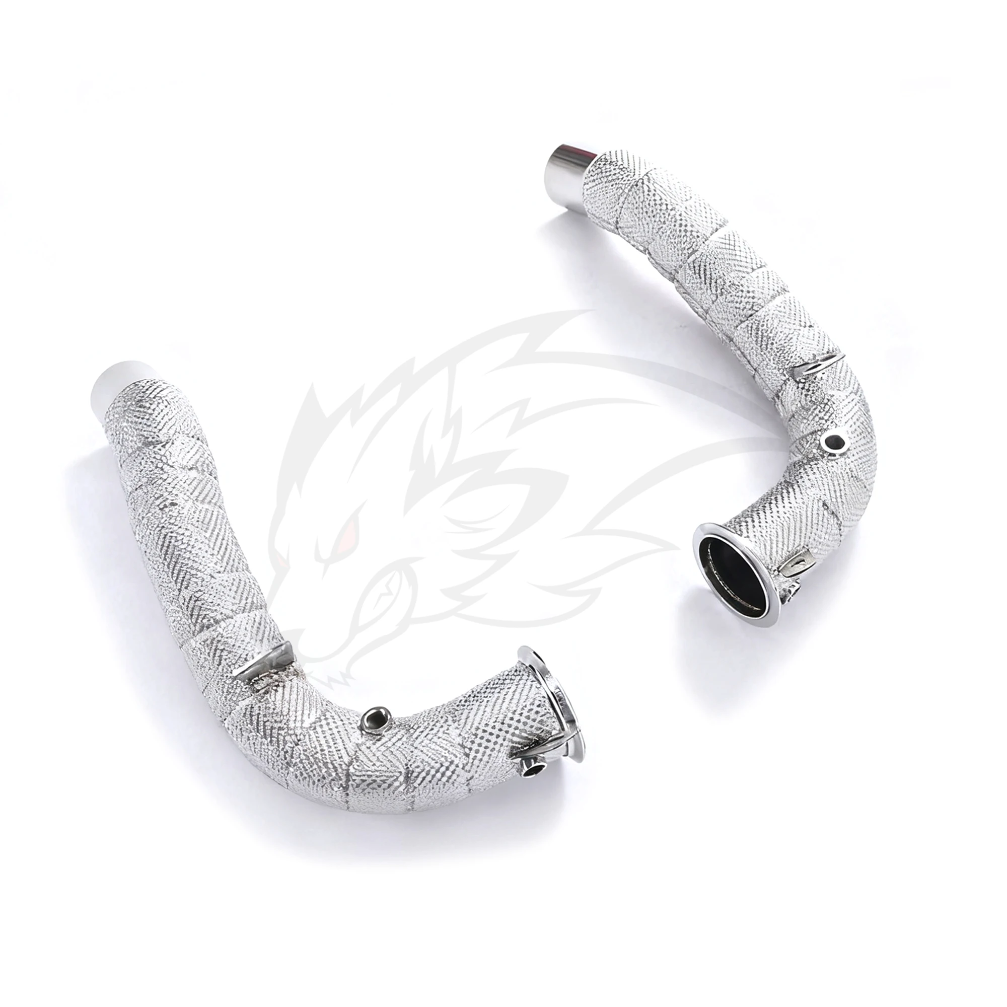 [WRAX Exhaust Custom product]  Downpipe Exhaust System for BMW M5 F10（2011-2016）4.4T Quality Exhaust-header   with heat shield
