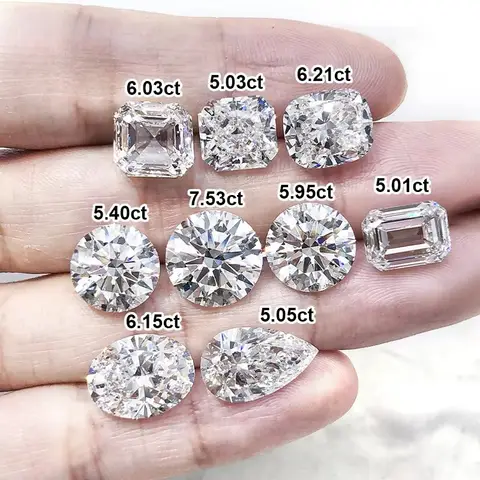 7ct IGI Certificate Lab Grown Diamond Limited-time 50% off on Large With IGI Certificate 7ct 8ct 9ct 10ct 20ct 30ct Big Lab Grown Diamonds CVD Laboratory Diamond