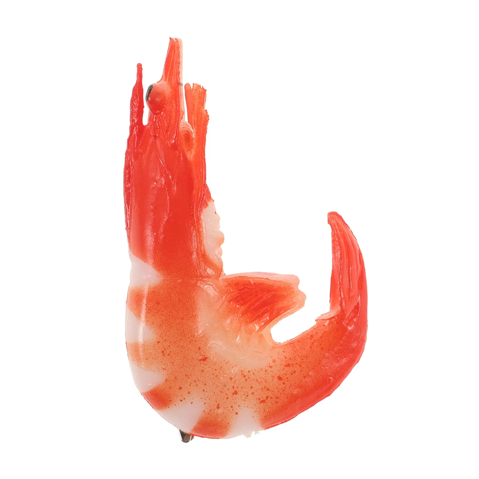 

Креативная пищевая заколка в форме реалистичного дизайна креветок, легкая удобная заколка для длинных коротких вьющихся прямых волос, вечеринок