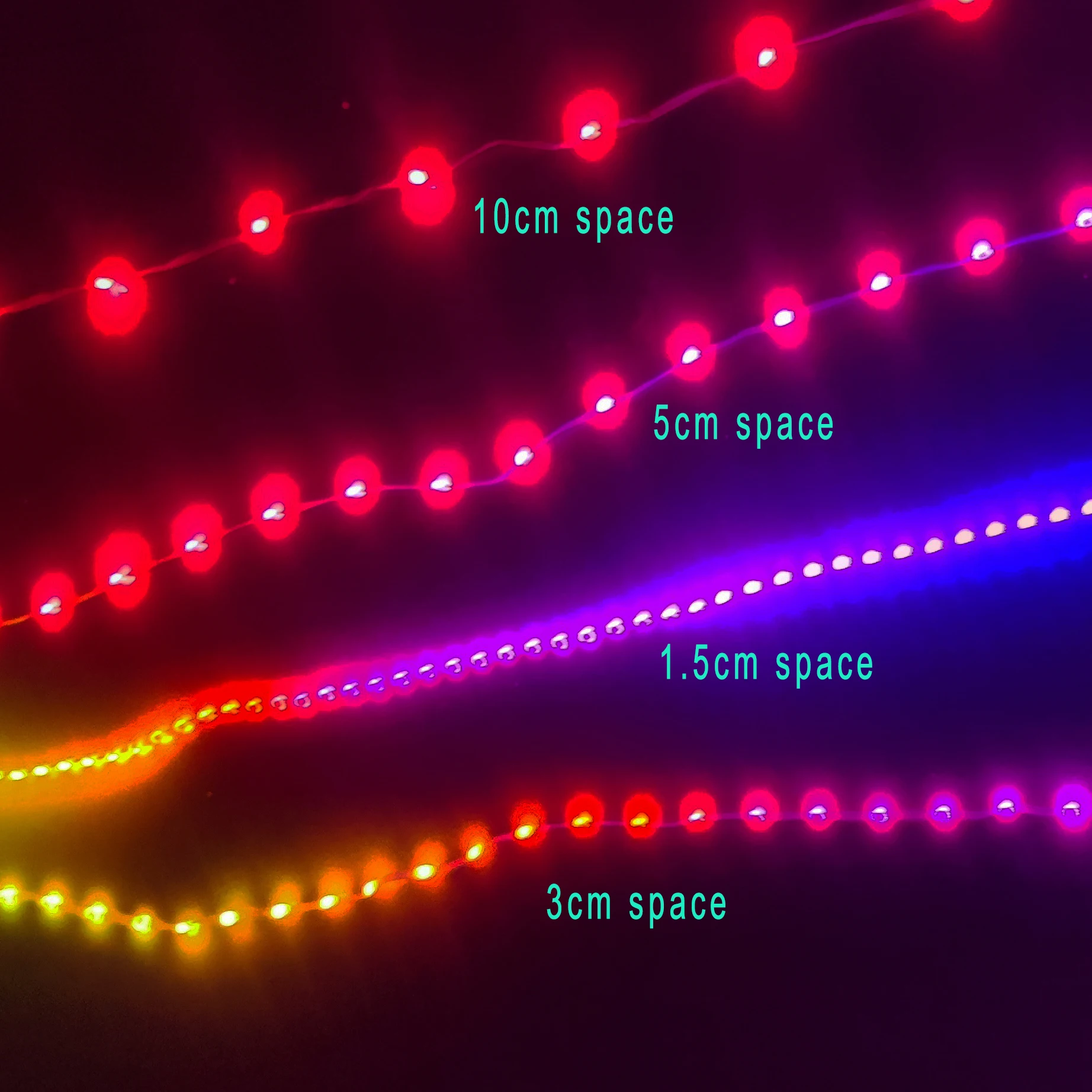 5V WS2812 WS2811 Programmable LED Strip  RGBIC Dream Color Individually Addressable Fairy Lights, 3-Wire Cable, Pixel  Lighting