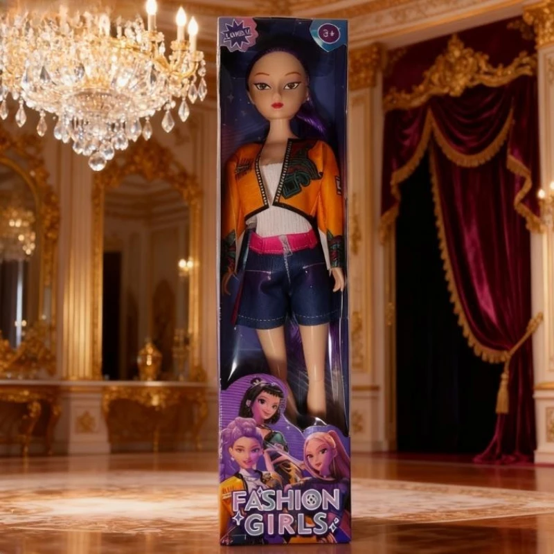 2026anime k-pop Demon Hunters grupo de cazadores de brujas pegamento de alta apariencia muñeca niña corazón muñeca decorativa regalos de vacaciones