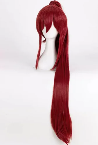 Anime Fairy Tail Erza Scarlet Wig Cosplay Synthetic Wigs