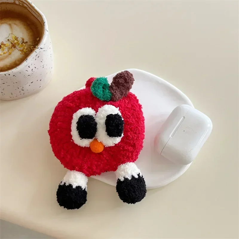 Woven Apple Case for AirPods 4 Airpod 1 2 3 Pro Pro2 Bluetooth Earbuds Charging Box Protective Earphone Case Cover