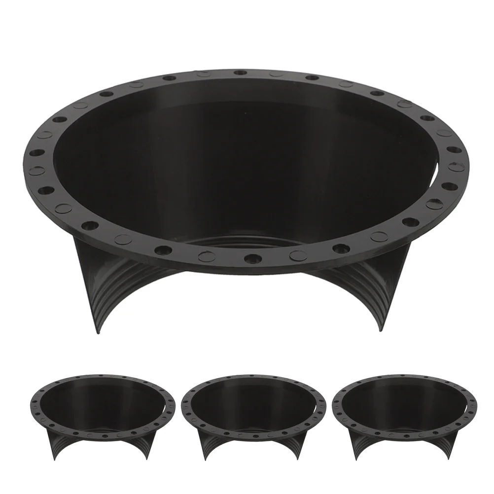 

4pcs Universal Car Speaker Spacer Ring Waterproof Gasket Durable Plastic Mounting Adapter Soundproof Insulation Pad Vehicle