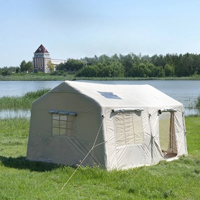 Inflatable tent camping 3-4 people rain-proof overnight fully automatic 12X outdoor camping tent