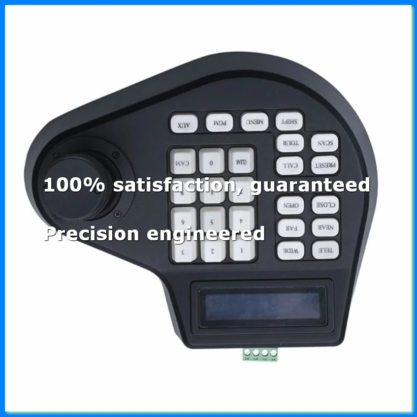 Mini 3D Coaxial CCTV Keyboard Controller LCD 1.5Km Joystick RS485 PTZ Speed E Camera Bracket for Pelco EU Plug-A09I