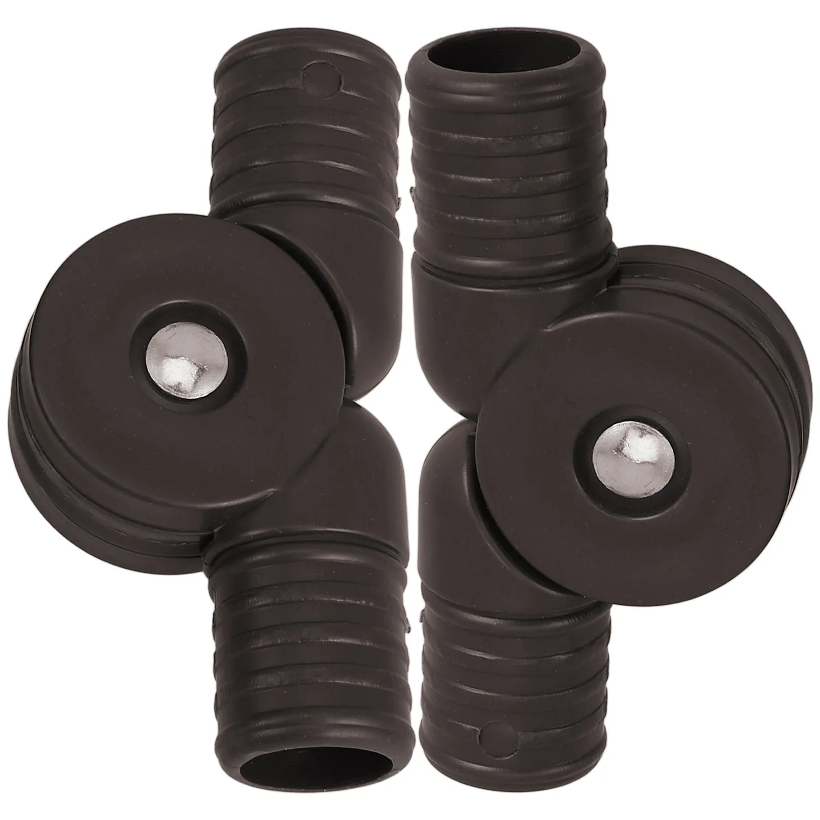 1Pair Plastic Round Mouth Connector Adapter Replacement Parts for Foldable Lounge Chair Camping Recliner Repair Accessories