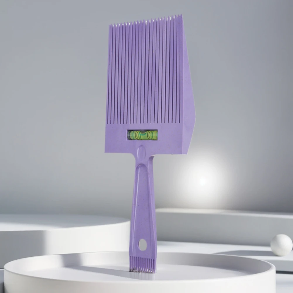 

Расческа с плоской верхней направляющей, парикмахерская расческа для укладки, эргономичная машинка для стрижки волос, расческа с нескользящей ручкой, расческа для стрижки волос для мужчин, укладка волос