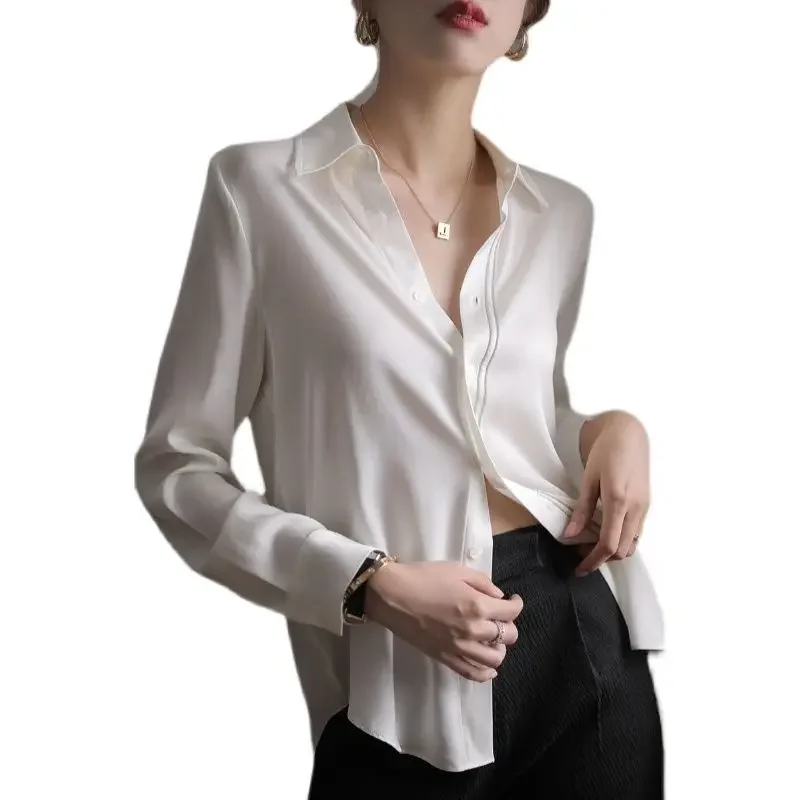 Primavera e outono feminino topos de alta qualidade nova camisa feminina blusa econômica com quente na moda jovem elegante promoção chique