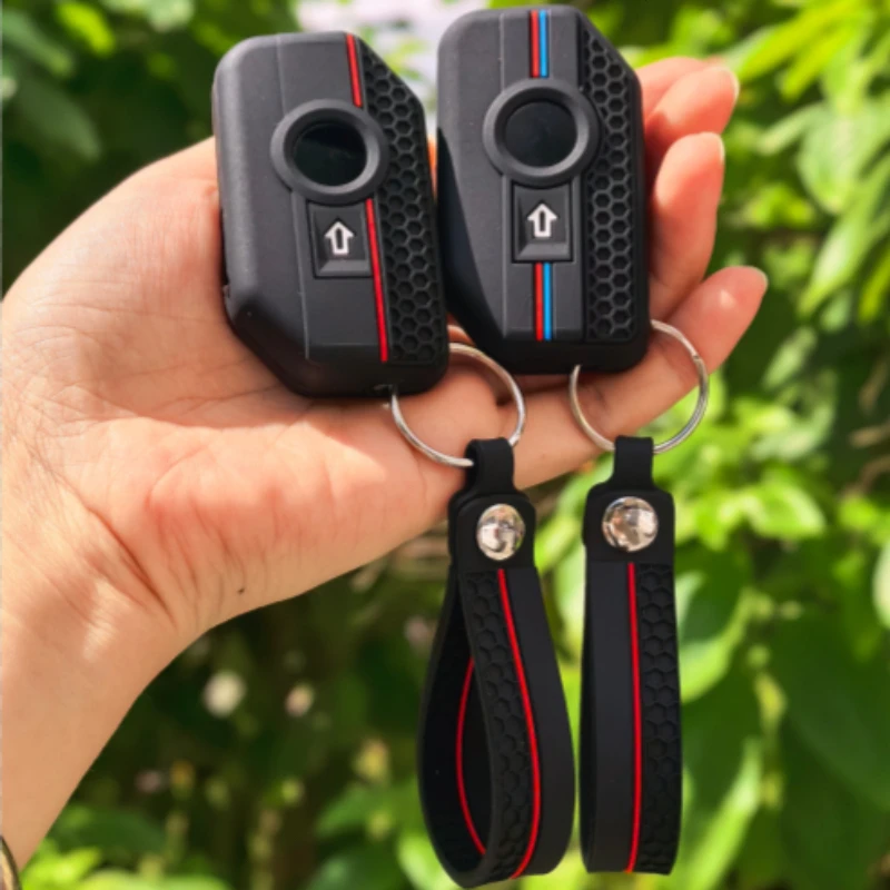 Silicone Motorcycle Key Case Cover Protector Holder Shell Interior Styling For BMW F750 F850 GS Adv F900 R XR K1600 GT GTL R1200