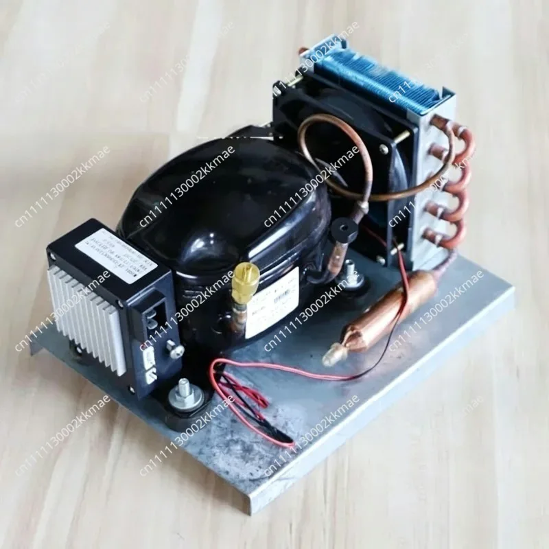BD15HC DC Compressor Condensing Unit Mi-c-ro Refrigerator A-ir-cooled Refrigeration Unit 12V24V