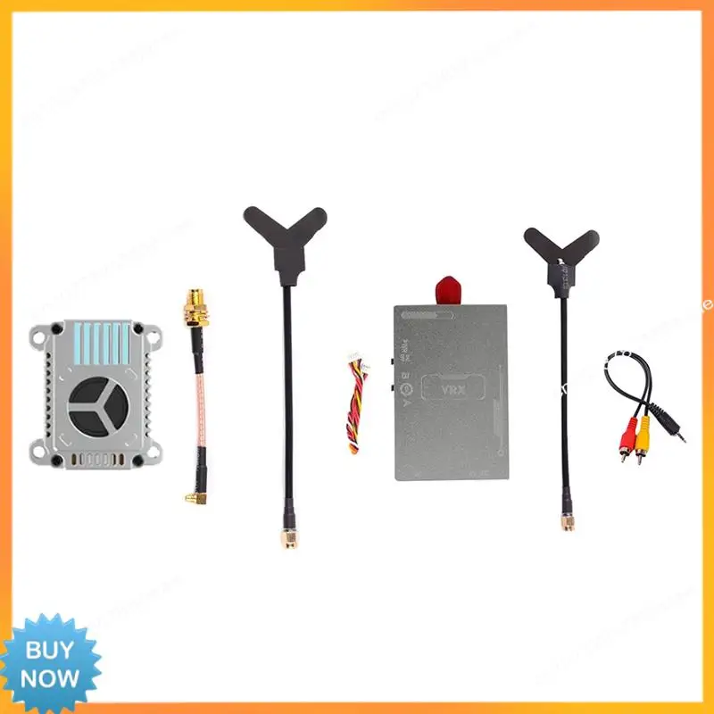 A10R 3.3G 3W VTX 16CH Built-In Microphone+3.3G VRX FPV Video Transmitter Receiver PAL/NTSC For FPV RC Racing Drone