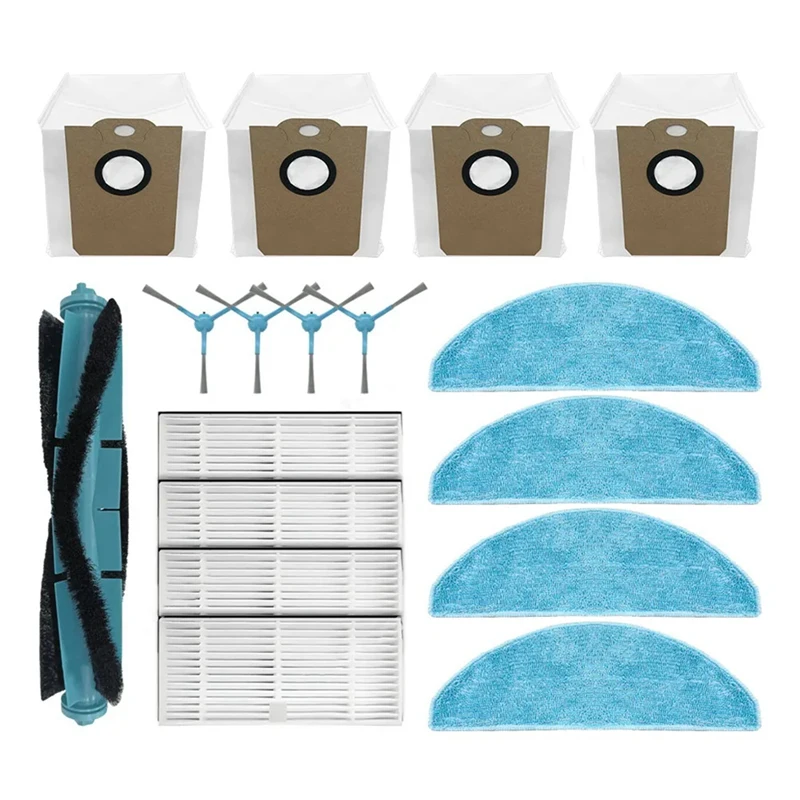 Pièces de rechange pour BlauBE kt Bluebot Precision Plus, accessoires, brosse latérale principale, filtre Hepa, vadrouille, gril, sacs à poussière