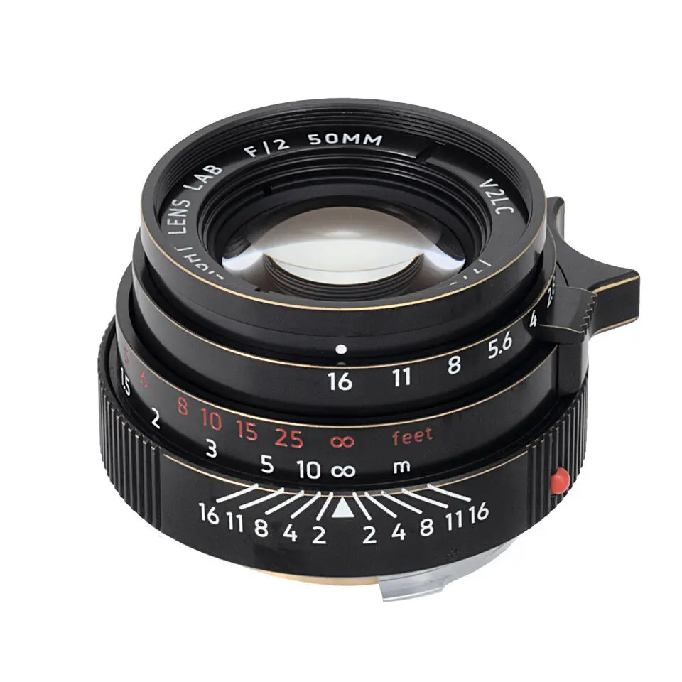 Light lens lab 50mm F2 Elcan Brass Black for Leica Summicron Leica M10 M11 M M3 M6 M240 M240p M2 M6 M8 M4 Lens leica m Lens