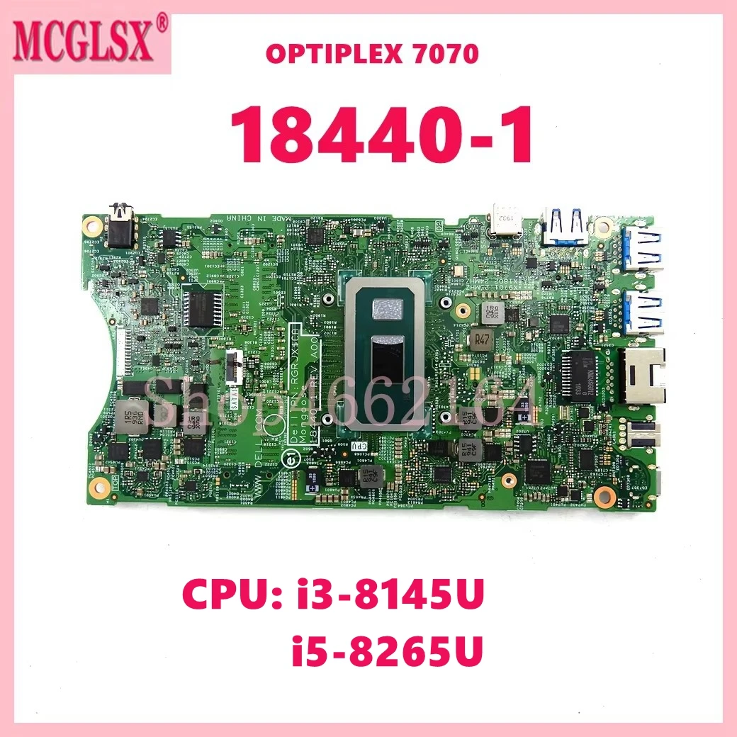 18440-1 with i3-8145U i5-8265U CPU Laptop Motherboard For Dell OPTIPLEX 7070 Notebook Mainboard CN- 0KFK6F 00NYP1 Tested OK