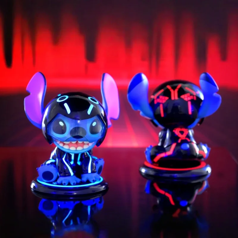 حقيقية الساخن اللعب غرزة ترون آريس صندوق أعمى الأصلي مجموعة صغيرة أنيمي الشكل معركة البدلة لعبة غامضة منصة مستقبلية