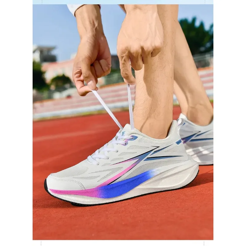 

Men Training Speciality Marathon Sports Breathable Lightweight Women's Comfortable Nonskid Leisure Sneakers