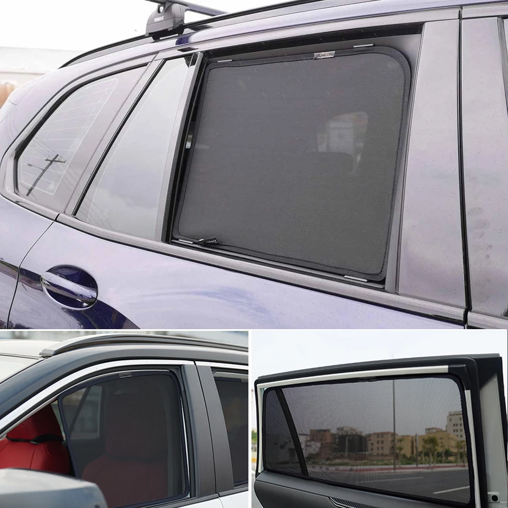 For Volkswagen VW ID.4 Crozz ID4 2021-2024 Car Rear Side Baby Window SunShade Shield Front Windshield Curtain Sun shade Visor