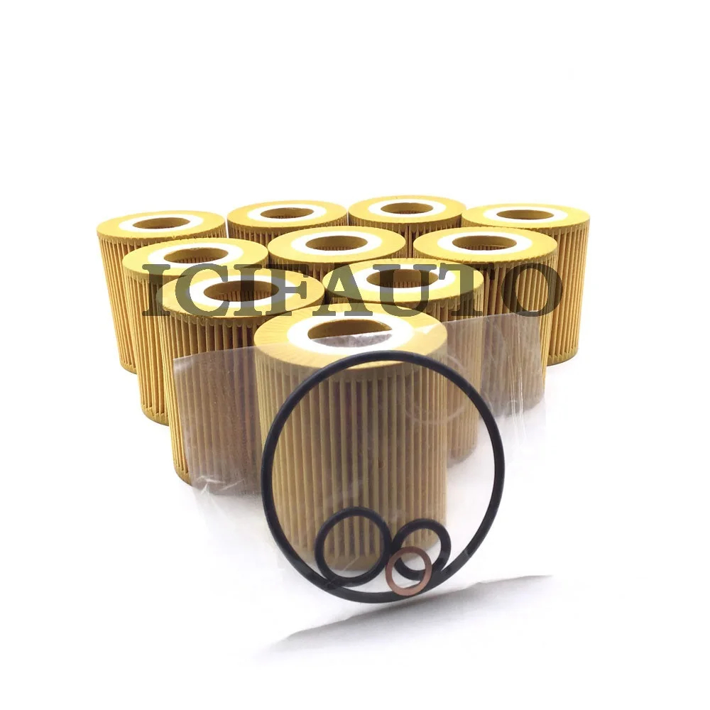 

Комплект из 10 масляных фильтров двигателя с прокладками для BMW 1, 3 серии, X3, Z4, 120i, 118i, 116i, 11427619232, 11427501676, 11427508969