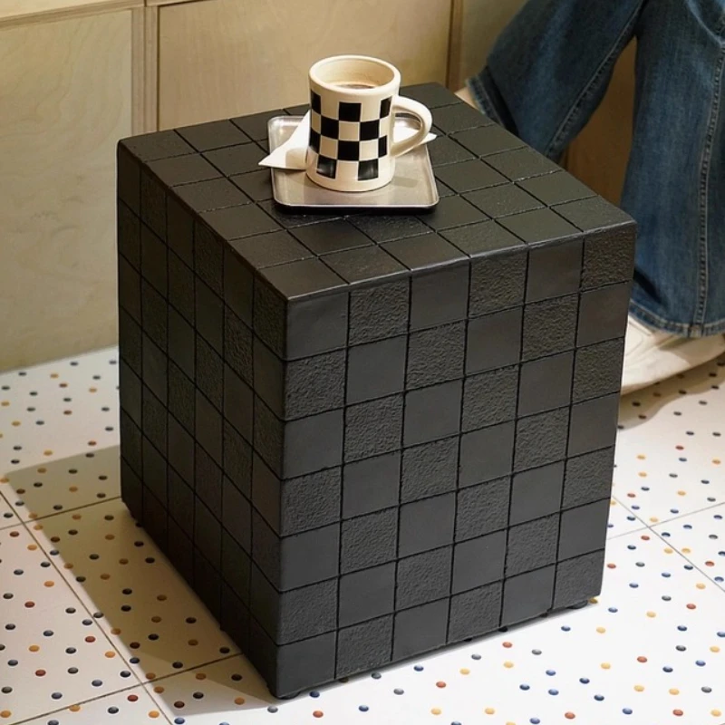 

Minimalist Night and Day Rubik's Cube Side Table Modern Square Coffee Table Coffee Shop End Tables Atmosphere Home Furniture