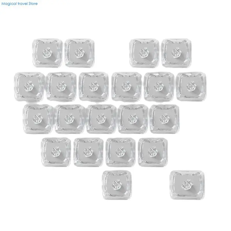N2UB 21Piece Unmarkeds Keycaps Love Symbol Illuminateds Material Travel Friendly