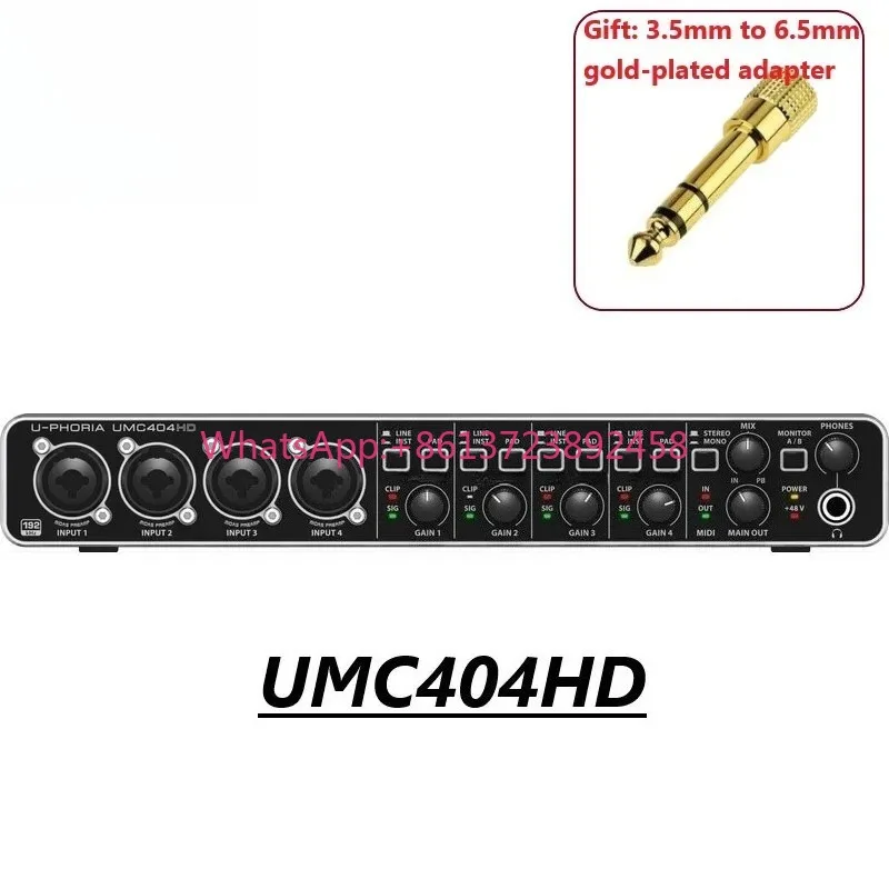 Microphone Amplifier Live Recording External Sound Card USB Audio Interface
